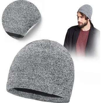 Čepice PaMaMi zimní čepice beanie šedá, univerzální velikost