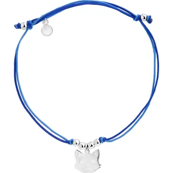 Náramek Náramek se stříbrnými prvky – kočka - AP543-5366