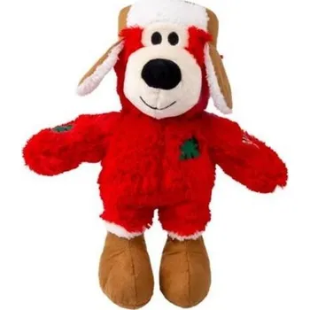 Hračka pro psa Vánoční hračka KONG Wild Knots medvěd (S/M) 18x15cm (MIX BAREV)