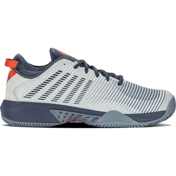 Pánská tenisová obuv K-SWISS Pánské tenisové boty Hypercourt Supreme Clay 44 BÍLÁ|MODRÁ