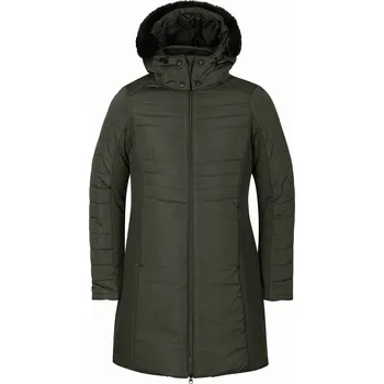 Dámský kabát Dámský zimní kabát s membránou ptx - tmavě zelený ALPINE PRO NORGA zel XS