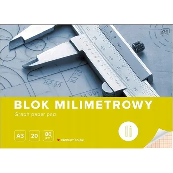 Blok Milimetrový blok A3 Interdruk