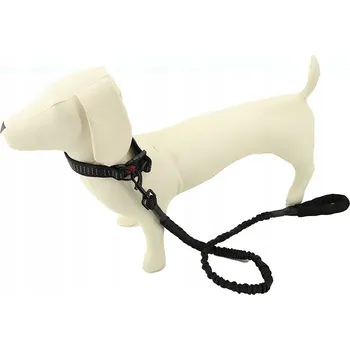 Vodítko pro psa Taktické vodítko s obojkem Taktické vodítko s obojkem (černé)