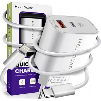 Sada | Rychlá nabíječka pro iPhone do sítě USB Type-C + kabel | 3000mA