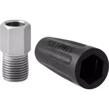 Brzda na kolo Shimano set koncovka brzdové páky 2x matice a 2x krytka