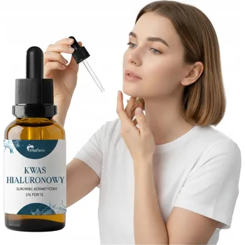 Pleťové sérum Kyselina hyaluronová 5% VitaFarm 30 ml lahvička s pipetou