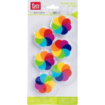 Dekorativní magnet Dekorační duhové magnety - 6 ks - PK19-32