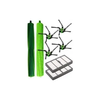 Sada příslušenství pro robotický vysavač HEPA filtry a kartáče pro vysavač Značení KOMA IRS9 sada 8ks