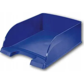 Police na dokumenty LEITZ PLUS JUMBO, modrá