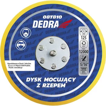 Brusný kotouč Unášecí koutouč se suchým zipem 125mm pro excentrické brusky 08T810