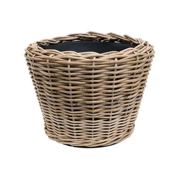 Květináč Ratan šedohnědý (43x33cm)