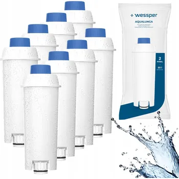 Filtr do kávovaru Filtr do vody Wessper Aqualunga pro kávovary Delonghi - 8 kusů