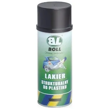 Barva ve spreji Strukturální lak na plasty Boll 001400 400 ml černý