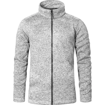 Pánská casual bunda Promodoro Pánská pletená fleecová bunda E7720 Heather Grey 4XL