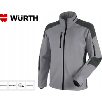 Pánská bunda PRACOVNÍ SOFTSHELLOVÁ BUNDA WURTH MODYF STRETCH CETUS ŠEDÁ vel. S