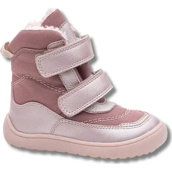 Dívčí zimní obuv PROTETIKA Nut dětské barefoot zimní boty s membránou, Pink Velikost: 24