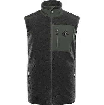 Pánská vesta Pánská hřejivá vesta ALPINE PRO OFES zelená 4XL