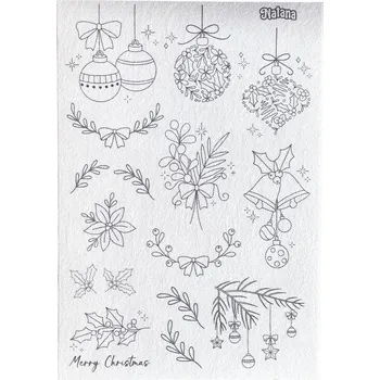 Výtvárné potřeby Natana transfer fólie na vyšívání s vánočními motivy