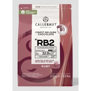 Čokoláda Callebaut Čokoláda Callebaut červená RB2 2,5 kg