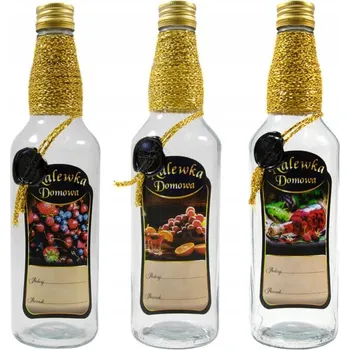 Láhev Zdobená láhev na lihoviny 500 ml - Domácí likér