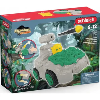 Figurka Schleich 42671 CrashMobile z džungle s figurkou Mini Creature