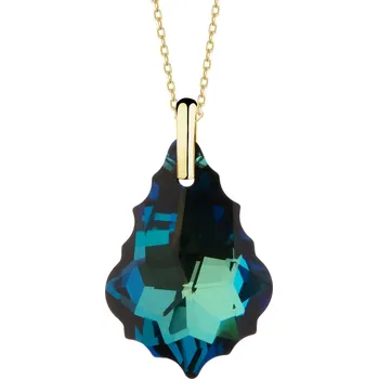 Přívěsek Zlatý přívěsek se syntetickým krystalem - AP543-9420