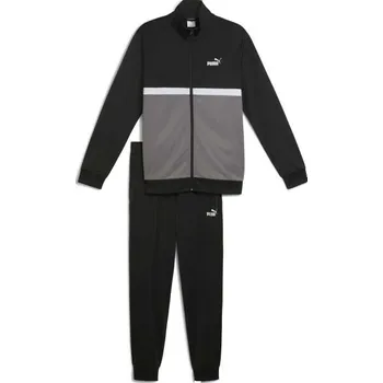 Pánská souprava Puma POLY COLOR BLOCK SUIT L Černá, Šedá, Bílá