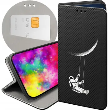 Pouzdro na mobilní telefon Flipové pouzdro Hello Case pro Xiaomi 14T Pro, černé