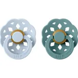 BIBS Boheme dudlíky z přírodního kaučuku vel. 1 - Baby Blue/Island Sea