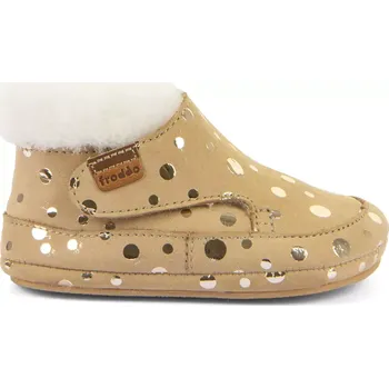 Dětská móda Zimní capáčky Froddo barefoot Furry Walkers gold 21