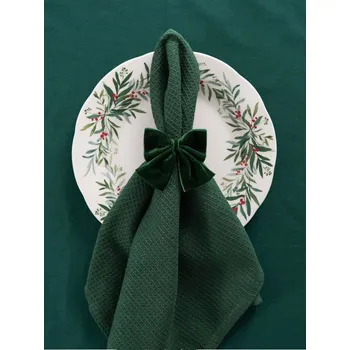 Papírový ubrousek Sinsay - Kroužky na ubrousky 2 ks - zelená - 147GO-70X - 147GO-70X-ONE