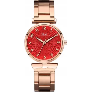 Hodinky Hodinky FE - 33567 - Zlatá/Červená KP-33567