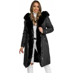 ZIMNÍ BUNDA PARKA DLOUHÁ ČERNÁ B557 DENLEY_XL