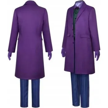 Karnevalový kostým KOSTÝM JOKER ŠÍLENÝ KLAUN VRAH FILM KOMIKS HALLOWEEN L