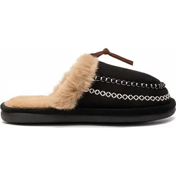 Dámské pantofle Zateplené Bamboše Domácí Pantofle Teplé S Výšivkou Camel Pohodlné Teplé 38/39