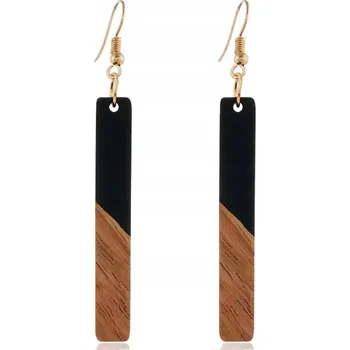 Náušnice Náušnice Wow Resin - Černá KP-32690