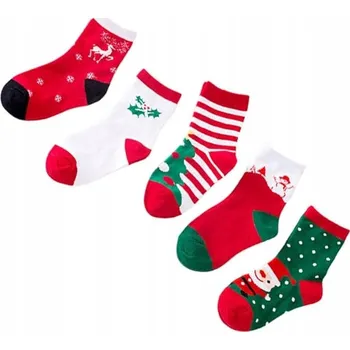 Pánské oblečení PONOŽKY PONOŽKY PRO DĚTI 4-6 LET MIX SADA 5 PÁRŮ