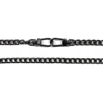 Řetízek Řetízek na kabelku Dewizka 120 cm Tmavý nikl