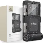 Voděodolné pouzdro Tech-Protect IPX8 – 4.7–6.7", černé (Univerzální waterproof pouzdro s certifikací IPX8, závitem na stativ, tlačítkem pro focení pod vodou a ochranou až do hloubky 15 metrů)