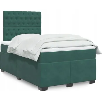 Ložnice Čalouněná dvoulůžková postel VidaXL 120x200 cm bílá