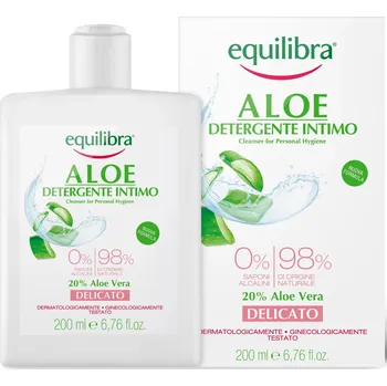 Intimní hygienický prostředek Equilibra, Aloe Vera Gel pro intimní hygienu, 200 Ml