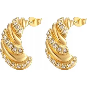 Náušnice Náušnice Frederika - Zlatá KP-32682