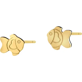Náušnice Zlaté náušnice - ryby - AP542-4607