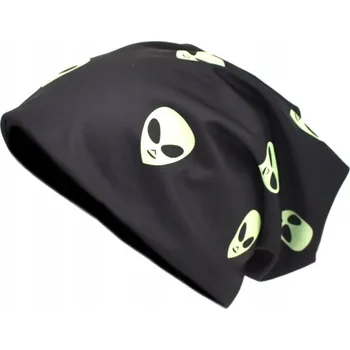 Čepice Bez značky čepice zimní beanie černá velikost 58