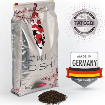 Krmivo pro rybičky Krmení Oishii ® Growth 6mm / 1 kg zimní KOI krmivo, potápivé KOI granule