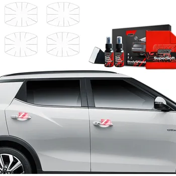 Obraz 4v1 Fólie PPF pod kliky dveří pro SsangYong Tivoli (2023-2024) Grizz