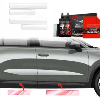 Polep vozidla 4v1 Fólie PPF dýha na prahy pro Škoda Kodiaq 2 (2024) Grizz