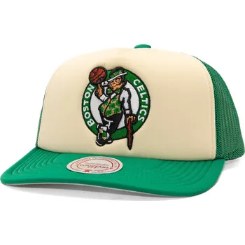 Kšiltovka Kšiltovka Mitchell & Ness - NBA Vintage Block Trucker - Boston Celtics - Cream