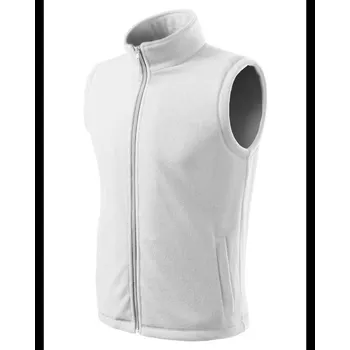 Pánská vesta Unisexová fleecová vesta NEXT, bílá