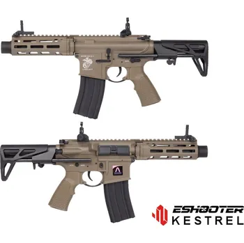 Airsoftová zbraň E&C Airsoftová zbraň Daniel Defence M4 PDW (EC-645-1), Kestrel ECU - DE